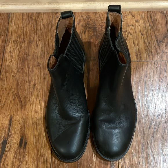 Madewell The Ainsley Chelsea Boot Black Leather Size 8 - Picture 6 of 13